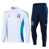 Italien Training Sweatshirts Quarter-zip 2024-25 Weiße Für Kinder